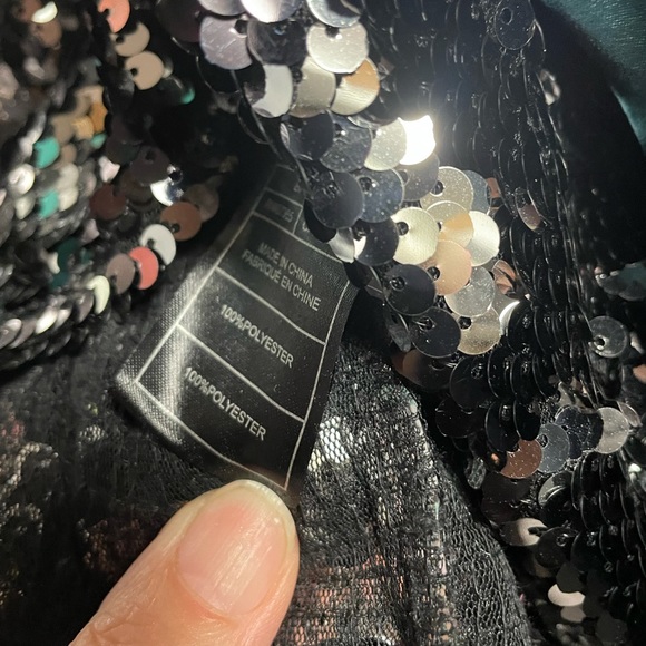 BB Dakota Conor Sequin Top M 🖤🤍 - Picture 13 of 13